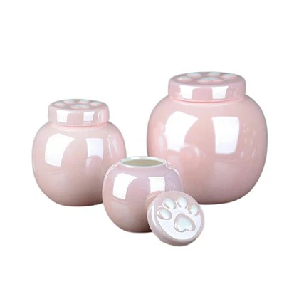 Käsitsi valmistatud keraamilised lemmikloomade urnid